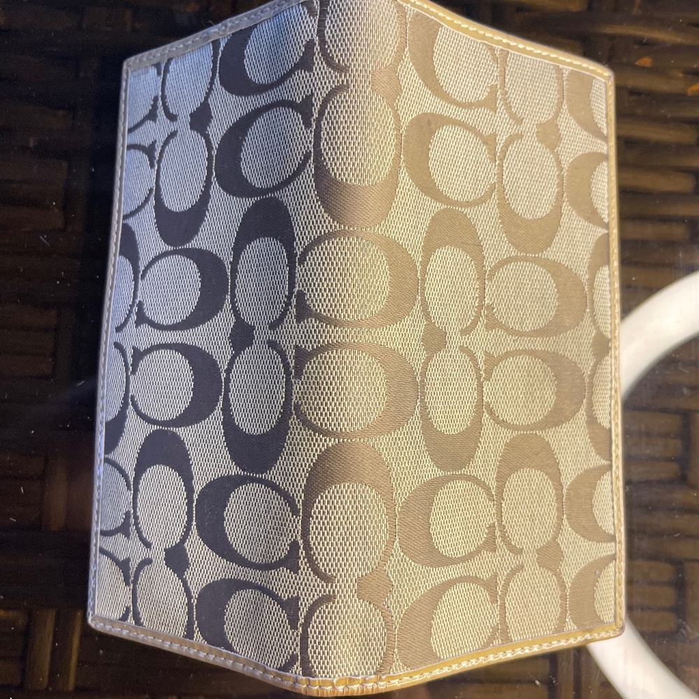 COACH checkbook wallet
